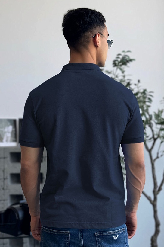 Мужское тёмно-синее поло Christian Dior