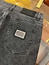 Мужские чёрные джинсы Dolce & Gabbana slim fit