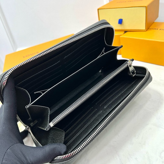 Кожаное портмоне Louis Vuitton Zippy XL Premium 22x12x5 см