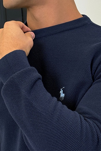 Мужской джемпер Роlо Ralрh Lаurеn pony-embroidered - Navy   