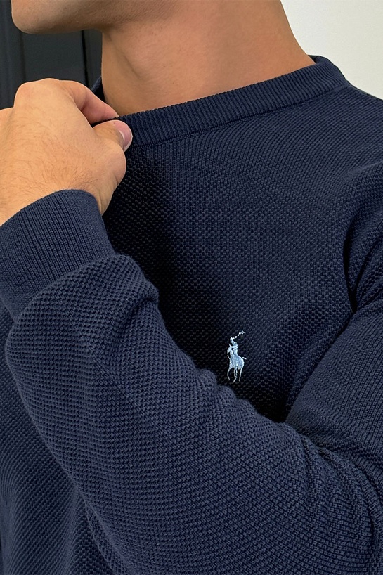 Мужской джемпер Роlо Ralрh Lаurеn pony-embroidered - Navy