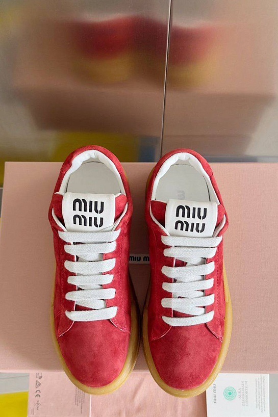 Женские кроссовки MIU MIU Premium - Red
