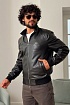 Мужская кожаная куртка Loro Piana