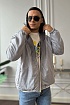 Мужская двусторонняя куртка Louis Vuitton Monogram - Grey