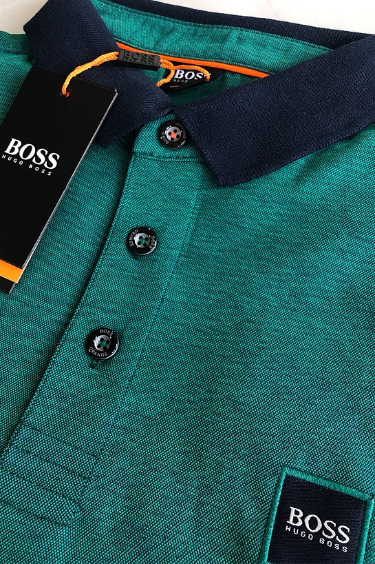 Мужское поло Hugo Boss Athleisure - Green