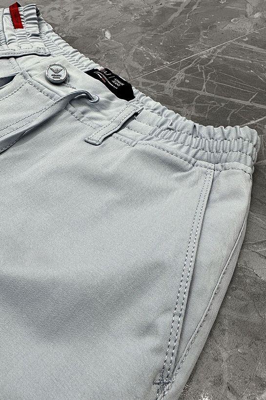 Мужские голубые шорты Armani Jeans