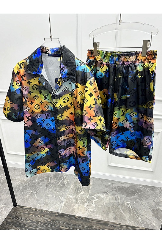Мужская рубашка Louis Vuitton Monogram Watercolor