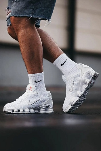 Кроссовки Nike Shox TL - White   