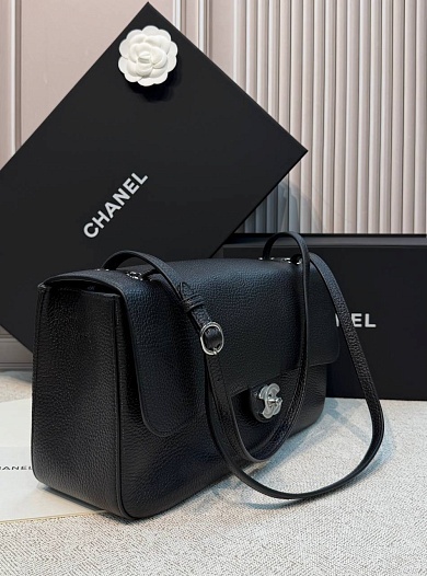 Кожаная сумка Chanel premium 32x19.5x10 см   