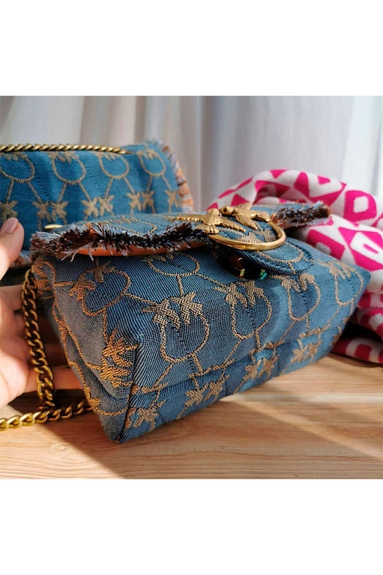 Женская сумка Baby Love Puff Denim 23x14 см