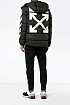 Мужская чёрная парка Off-White diagonal arrows