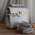 Женская кожаная сумка Balmain B-Buzz 23x21x11 см - White
