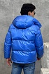 Пуховик голубого цвета Moncler Montbeliard
