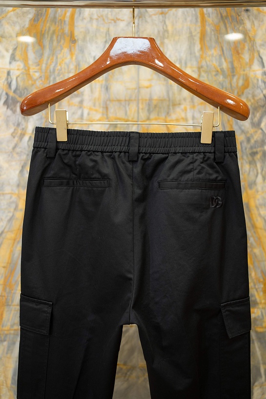 Чёрные штаны-карго Dolce & Gabbana premium