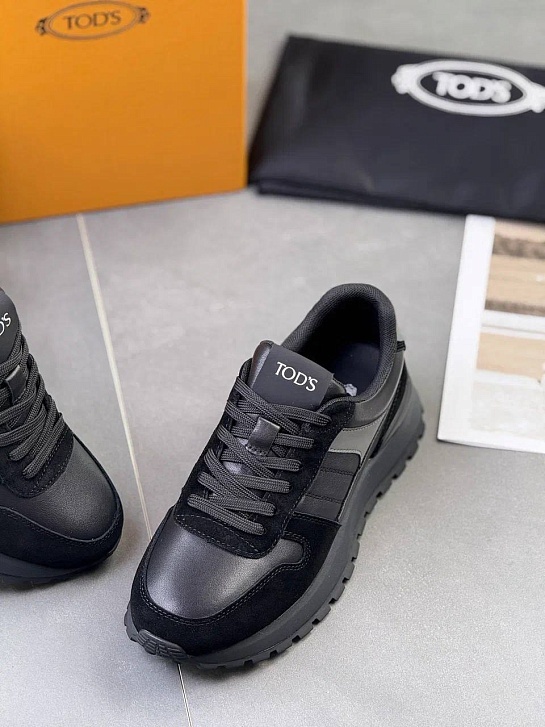 Мужские кроссовки Tod's чёрного цвета