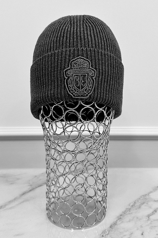 Шапка Billionaire logo-embroidered - Grey