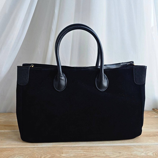 Замшевая сумка Yves Saint Laurent 39x23 см