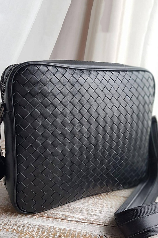 Кожаная сумка Bottega Venetta 28х9х23 см