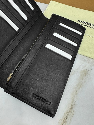 Кожаный бумажник Burberry Premium 19x10x2.5 см   