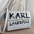 Женская кожаная сумка Karl Lagerfeld 23x17 см