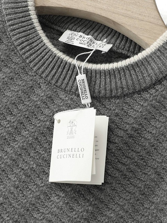 Мужской свитер Brunello Cucinelli premium - Brown