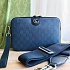 Мужская кожаная сумка Gucci Ophidia GG 22x16 см