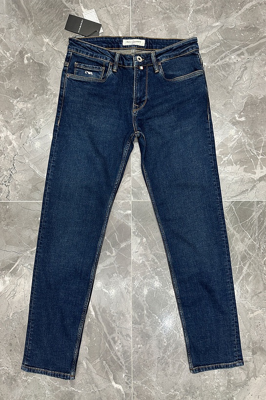 Джинсы тёмно-синего цвета Emporio Armani regular fit