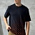 Чёрная оверсайз футболка Louis Vuitton Monogram Gradient
