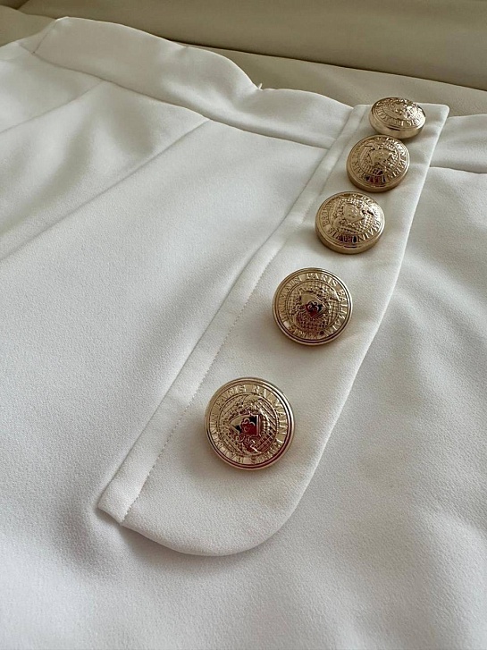 Белые женские брюки Balmain