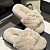 Женские меховые шлёпанцы Chanel Oran premium - Beige