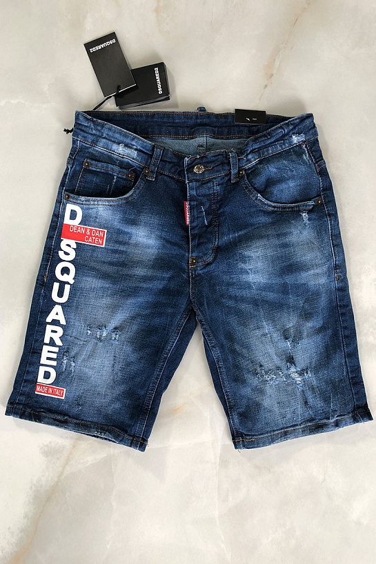 Мужские джинсовые шорты Dsquared2 SLIM