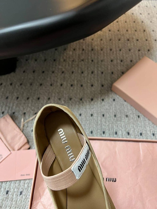 Женские замшевые балетки MIU MIU premium