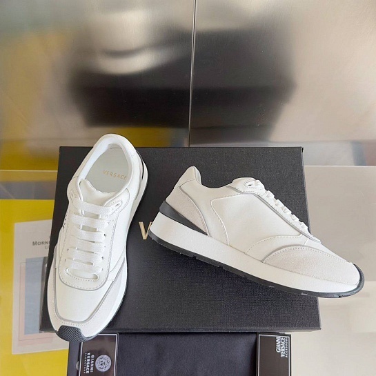 Женские кроссовки Versace Premium - White