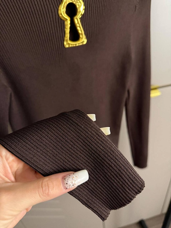 Женский лонгслив Schiaparelli Premium - Brown