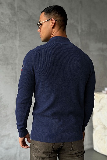 Мужская кофта Paul & Shark zip-up - Navy   