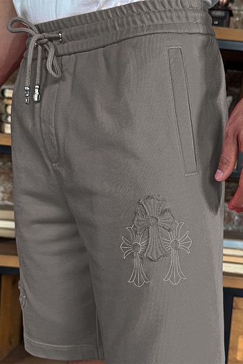 Мужские шорты Chrome Hearts Premium - Grey   