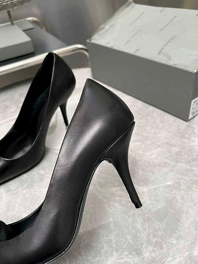 Женские кожаные туфли на каблуке Balenciaga premium   