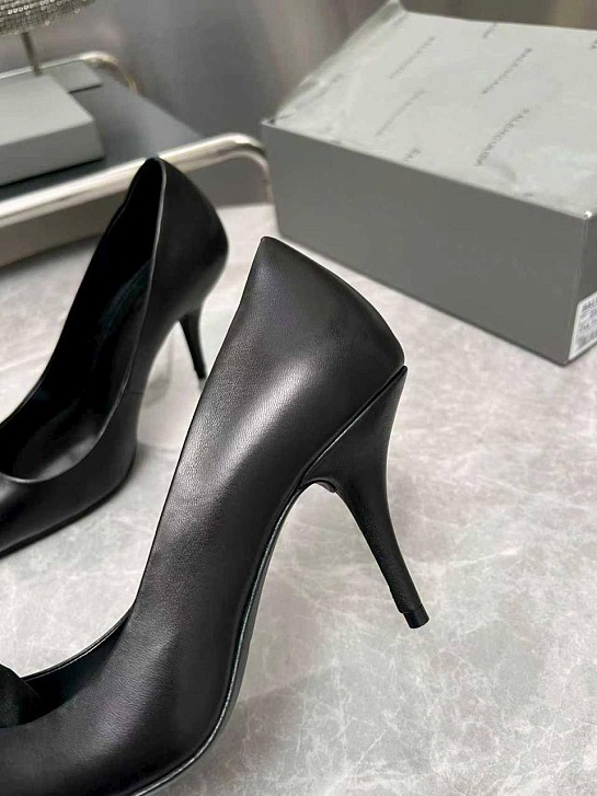 Женские кожаные туфли на каблуке Balenciaga premium
