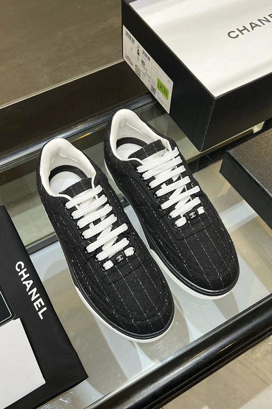 Женские кроссовки Chanel Tweed premium