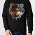Мужской чёрный свитшот Kenzo Tiger Head embroidered