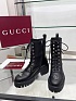 Женские кожаные ботинки Gucci Double G