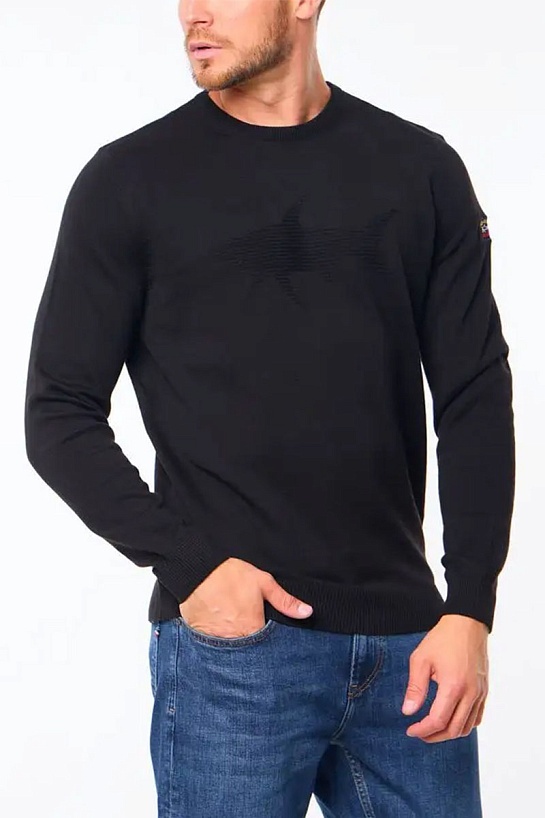 Мужской чёрный джемпер Paul & Shark