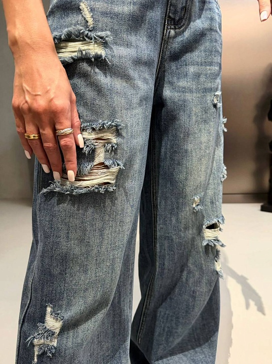 Женские синие джинсы Schiaparelli premium