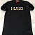Мужская чёрная футболка Hugo Boss