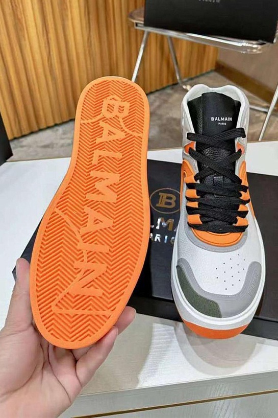 Кроссовки Balmain B-Skate High-Top - Grey