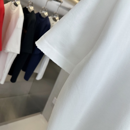 Белая оверсайз футболка Chrome Hearts Premium