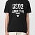 Мужская чёрная футболка Dsquared2 Suburbans