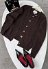 Женский кардиган коричневого цвета Schiaparelli premium