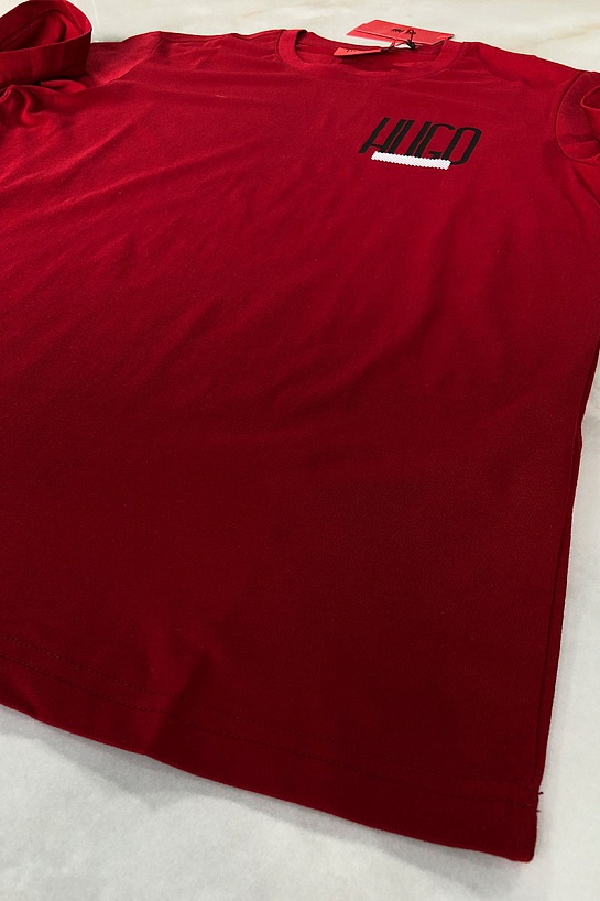 Мужская красная футболка Hugo Boss