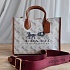 Женская сумка Coach Ace Tote 26 With Horse And Carriage Print 26x20 см (4 расцветки)